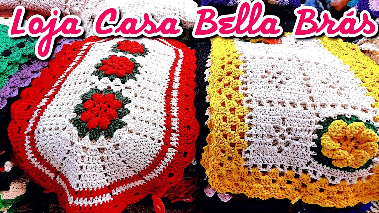 Tapetes de Crochê Na casa Bella Brás parte 3