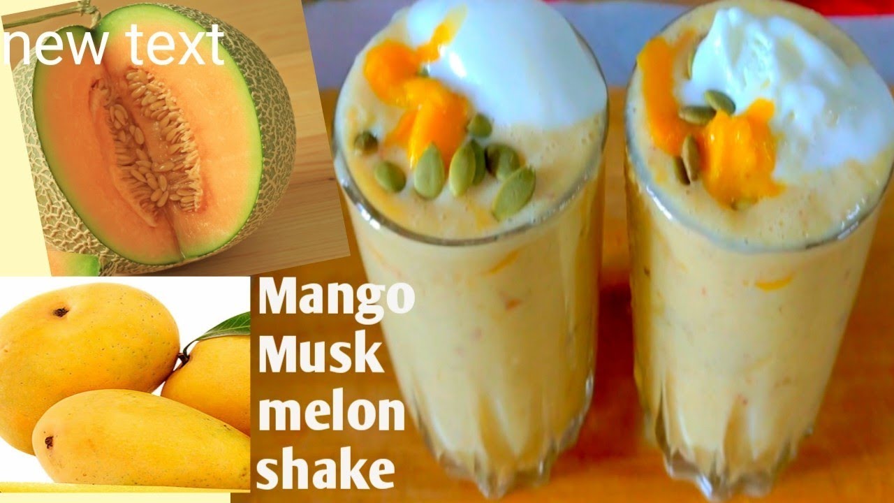 If you have mango and musk melon then make this amazing summer special sugar free shake recipe|