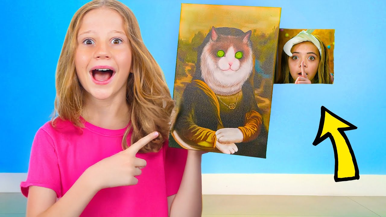 Nastya dan teman-temannya bermain petak umpet di ruang rahasia - Seri video untuk anak-anak