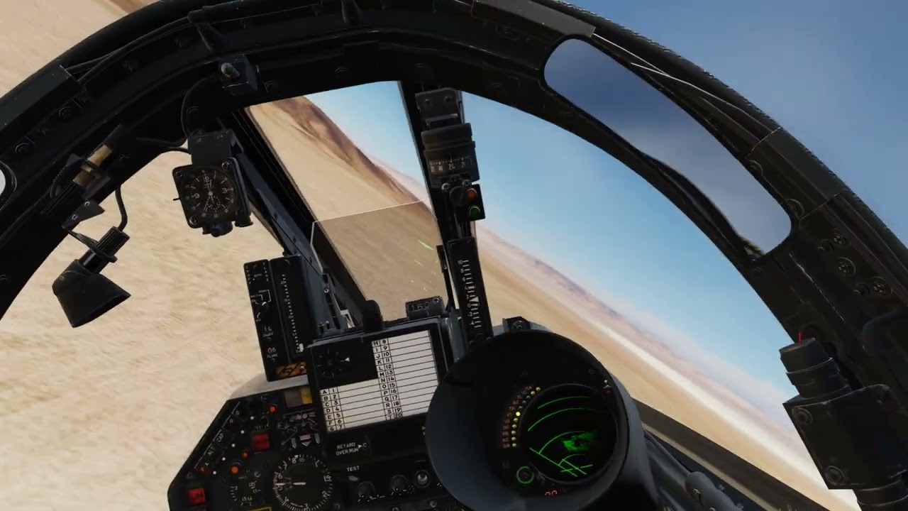 DCS Mirage-F1 Low Level Bombing with HD Bombs