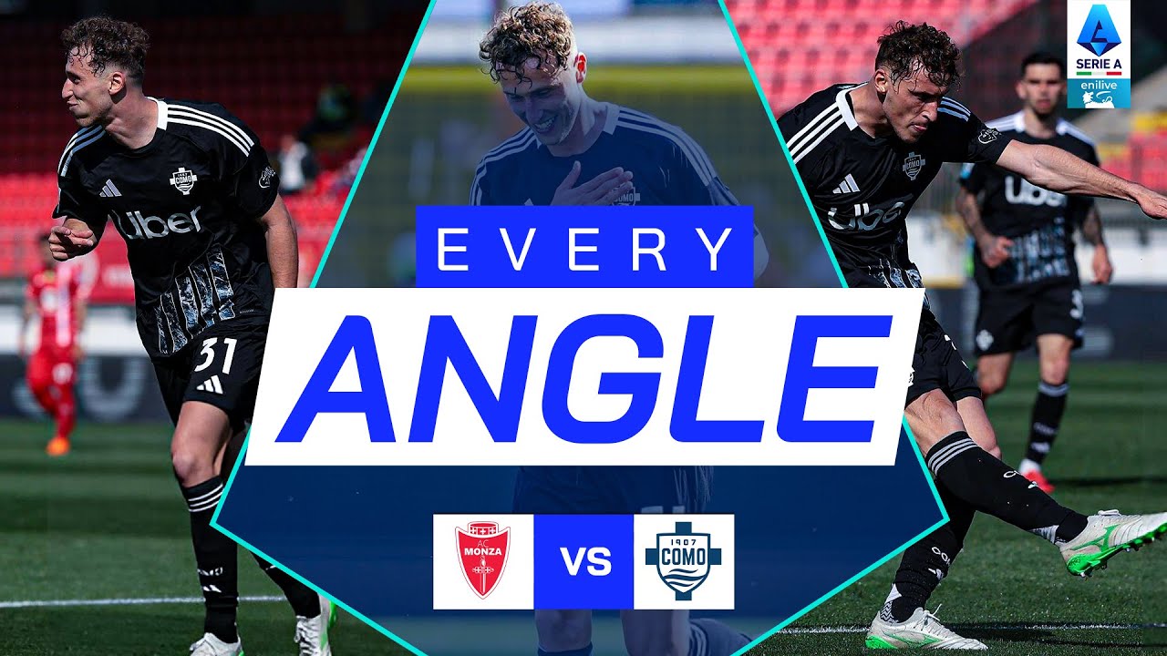 Vojvoda&rsquo;s Thunderbolt Seals It | Every Angle | Monza-Como | Serie A Enilive 2024/25