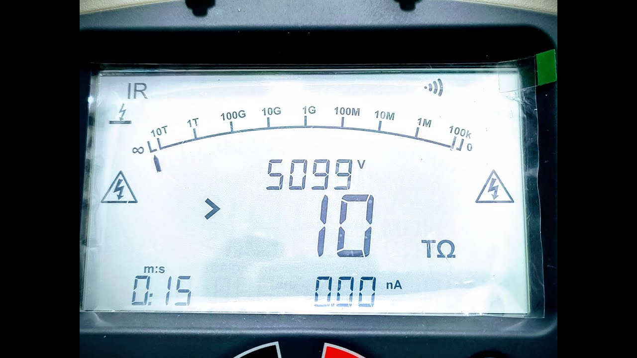 📈Megger (MIT515), #5 medidor de insulación a (5Kv) fallando, 😀 Equipo listo, Falla Relay 5Kvolts.🚭🎩♿