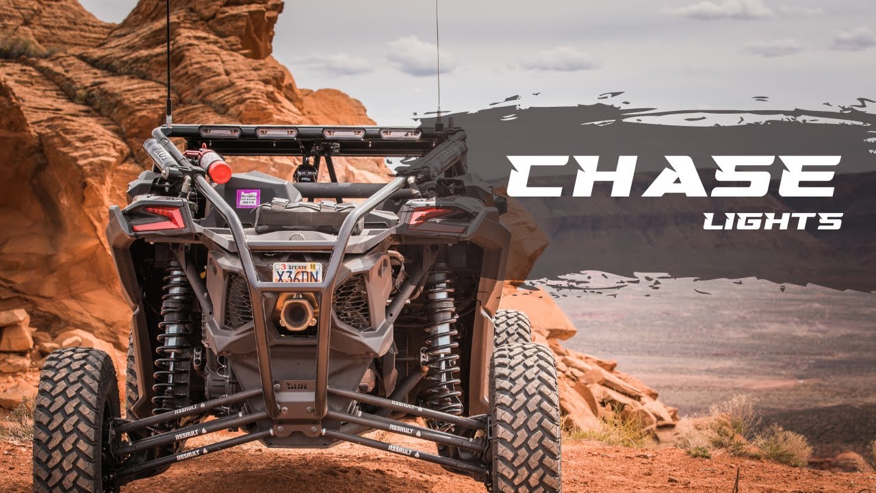 CAN AM X3 - RIGID CHASE LIGHTS SETUP