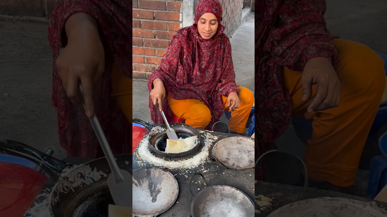 &ldquo;Amazing Chita Pitha Making Using a Bottle! #shorts
