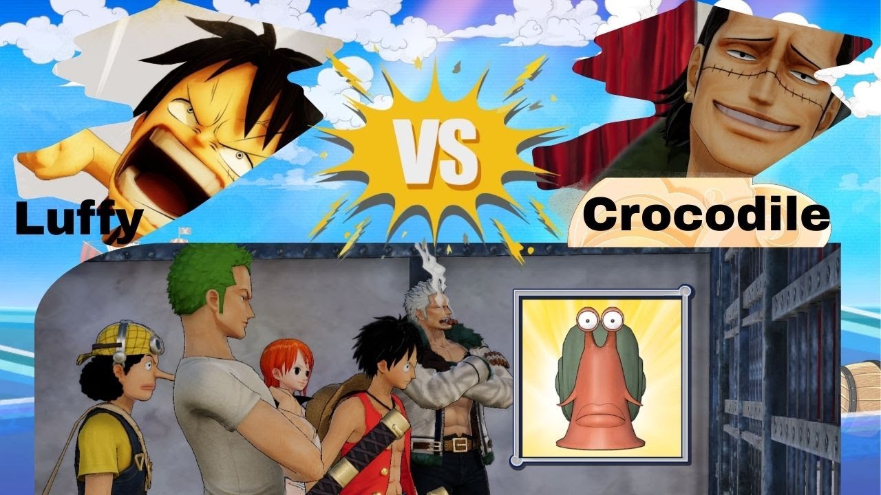 Luffy VS Crocodile قتال لوفي ضد كوركوديلا