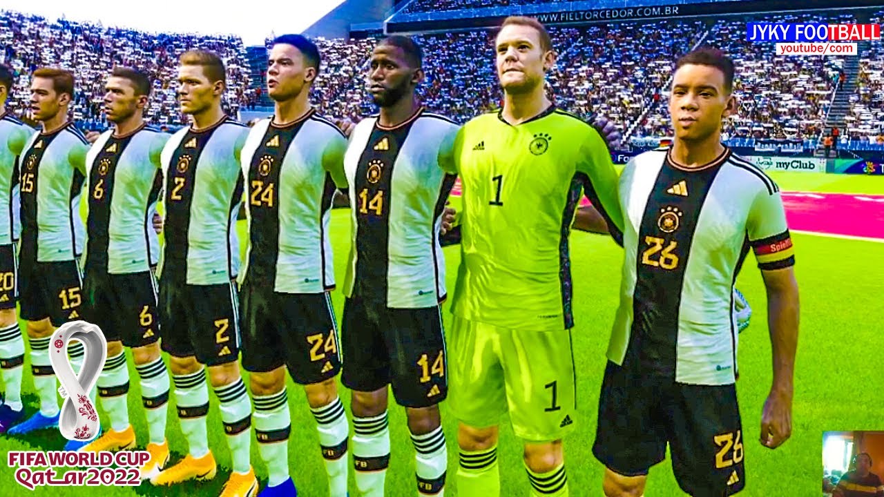 PES - GERMANY vs JAPAN GROUP (E) - FIFA World Cup 2022 Qatar - Full Match HD eFootball - Gameplay PC