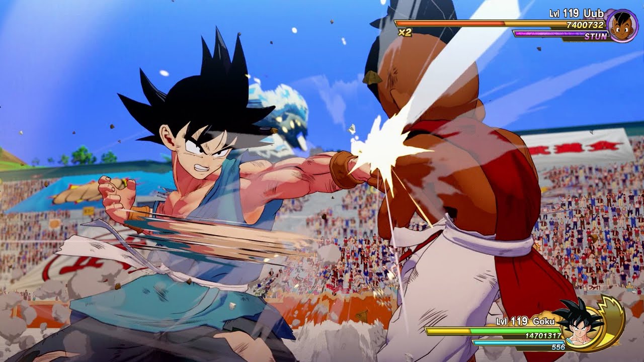 Dragon Ball Z: Kakarot — Следующее путешествие Гоку! Битва с боссом Гоку против Ууба и финал