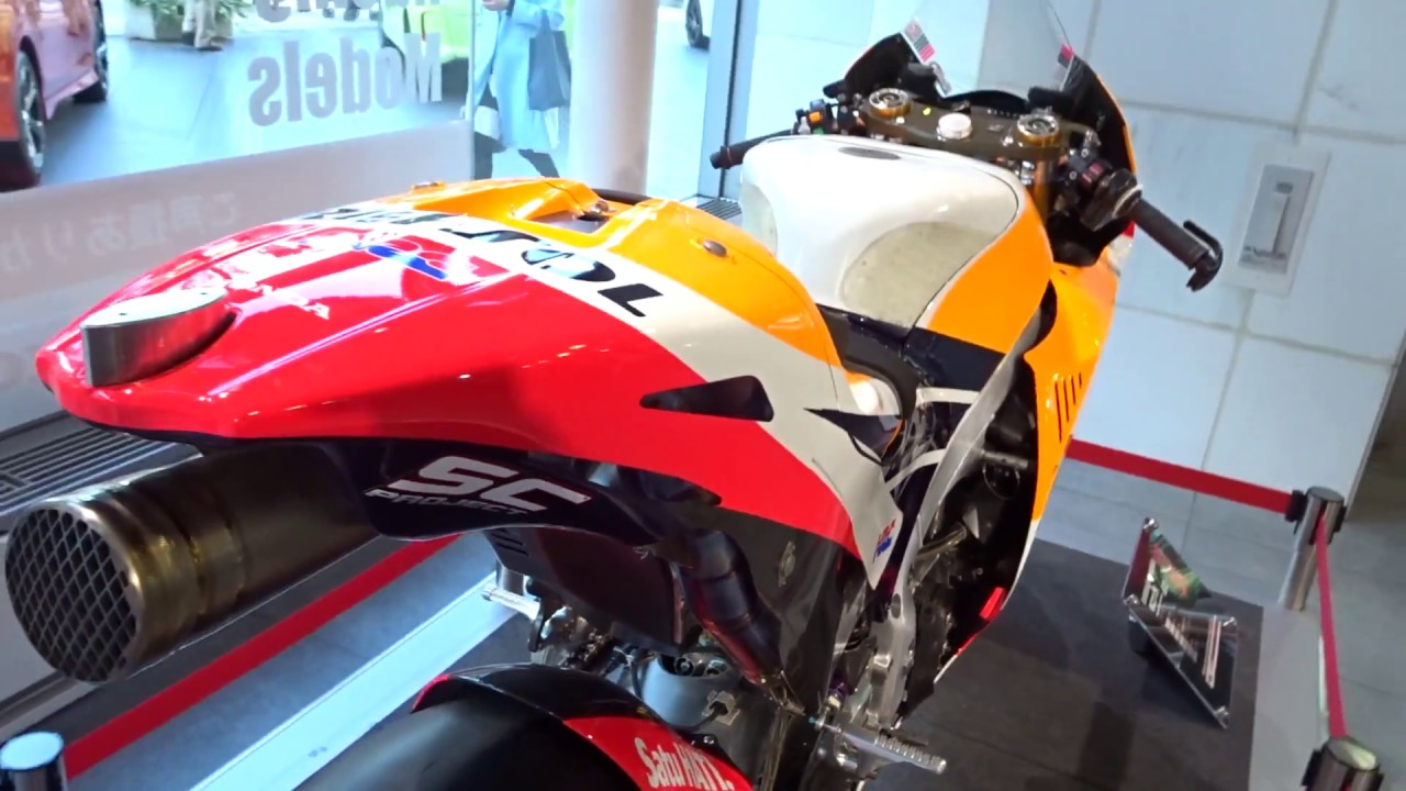 HONDAマルケスRC213V 気になっていた箇所に近接撮影 2018 MotoGPチャンピオンマシン