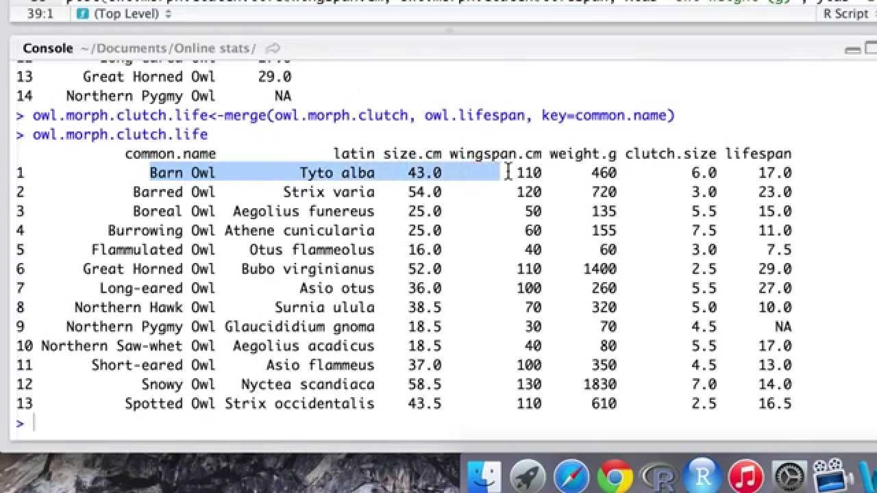 Combining Data in R
