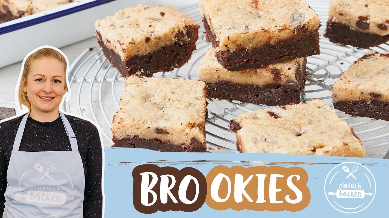 Brookies 🍪🍫 | Mix aus Brownie & Cookie | Einfach Backen