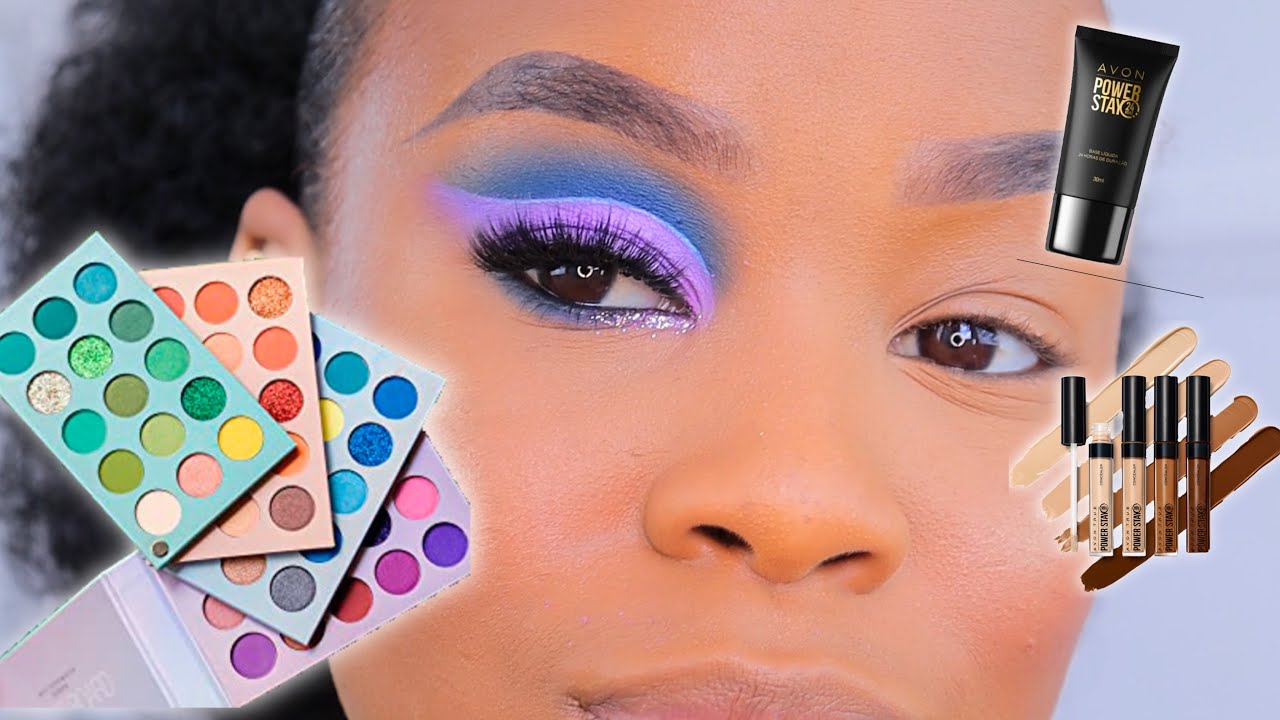 MAKE BABADEIRA PARA TESTAR A PALETA DA BEAUTY GLAZED EM PELE NEGRA| Samyra Priscila