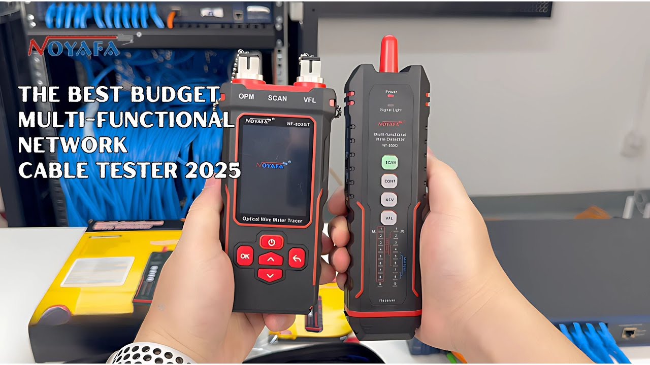 The Best Budget 10 in 1 Network & Fiber Cable Tester of 2026 - NOYAFA NF-859GT