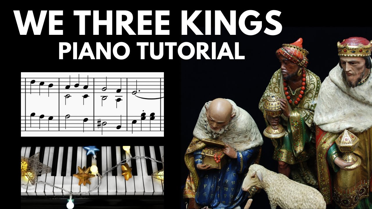 We Three Kings 👑 - Christmas 🎄 Piano 🎹 Tutorial