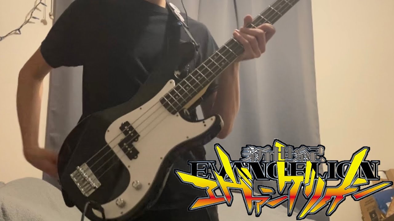 A Cruel Angel’s Thesis (bass cover) - NGE Opening