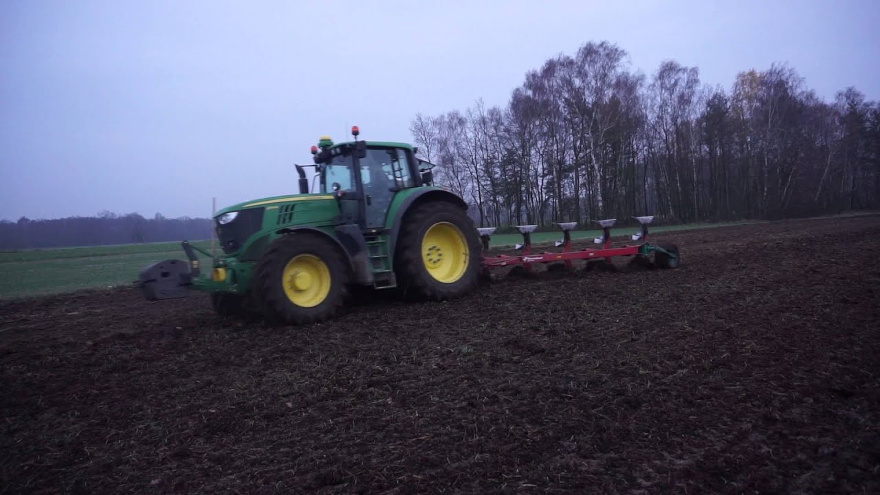 Jesienna orka w wykonaniu John Deere 6170M Lamborghini 950 Premium