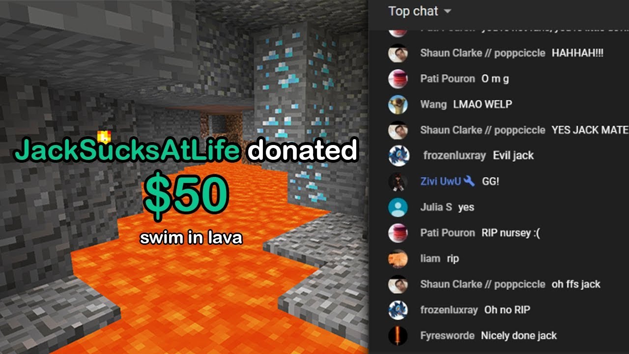 Trolling Minecraft streamer with torture donations