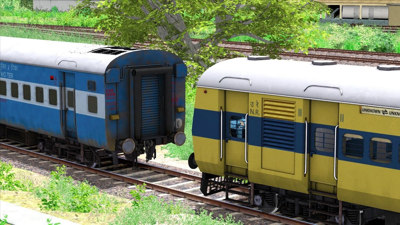 ICF Blue Coupling MEMU Coach | BUMPY RAILROAD | Train Simulator | Railworks 3 | NTG GAMING