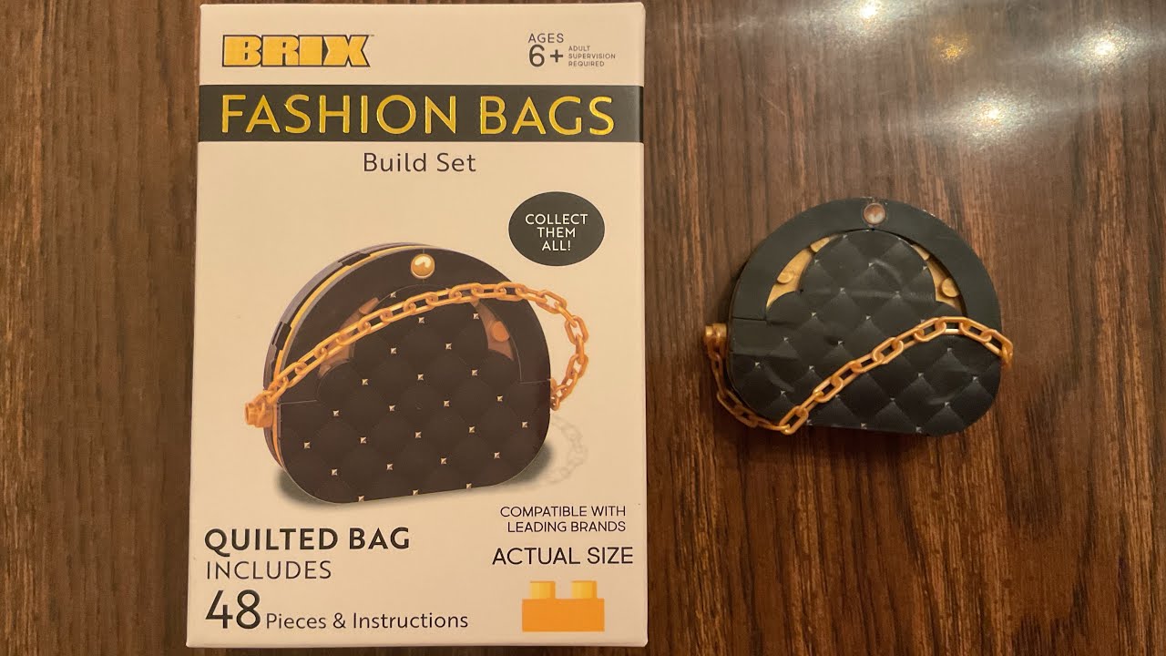 Давайте создадим стеганую сумку Brix Fashion Bags | Совместимые с LEGO строительные блоки от Five...