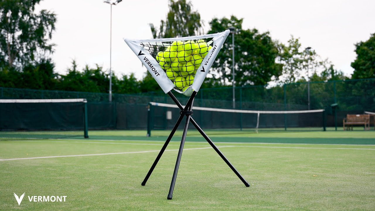 Training With the Vermont Portable Pop-Up Ball Caddy