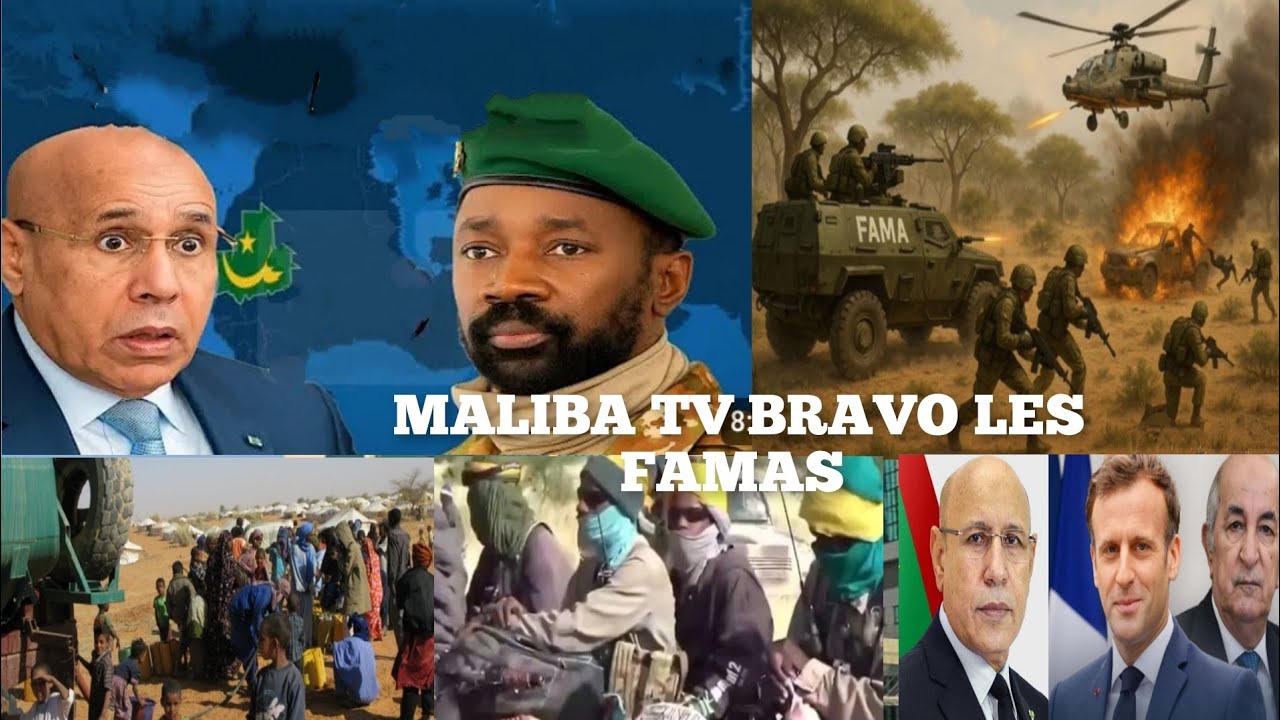 MALIBA TV:  URGENT L'AVERTISSEMENT DE LA PUISSANTE ARMÉE MALIENNE FAIT TREMBLER LA MAURITANIE 
