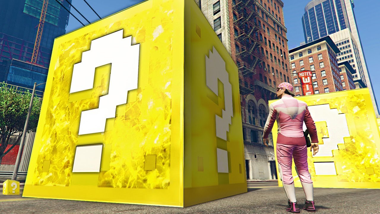 I Found Lucky Blocks Around GTA - GTA 5