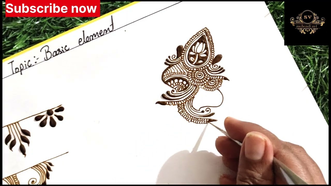 Using arebic elements making arebic mehndi design#mehndi #arebicmehndi #basicdesigns #basic 