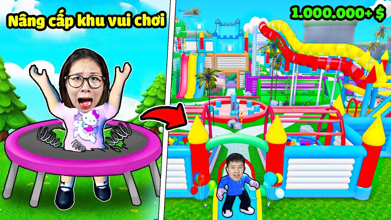 Nâng cấp khu đất bỏ hoang thành khu vui chơi to nhất cho Fan cùng bqThanh và Ốc !?