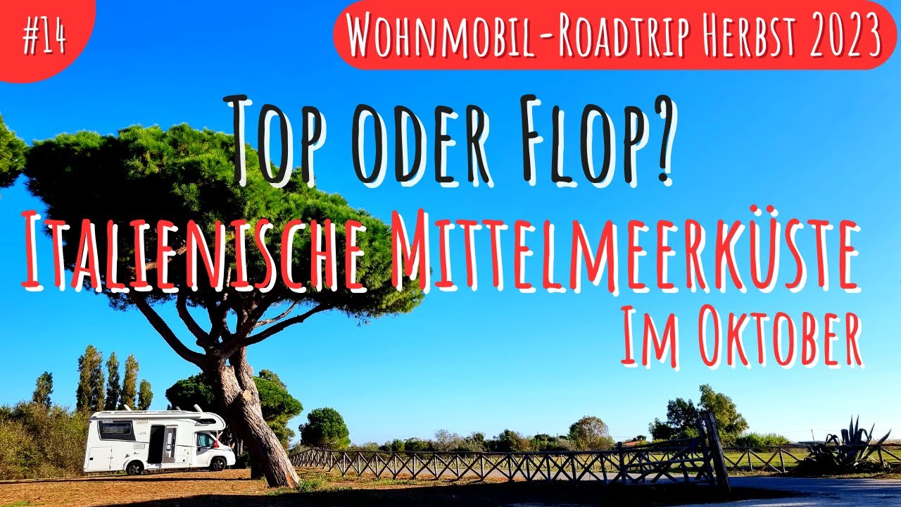 ITALIEN mit dem Wohnmobil | MITTELMEER | Mittelpunkt Italiens | LATIUM (10/2023) Herbst-Tour #14