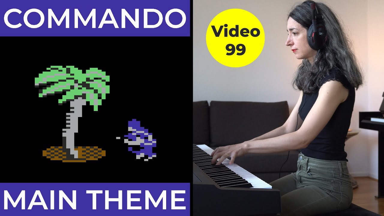 Rob Hubbard - Commando Main Theme (for Piano)