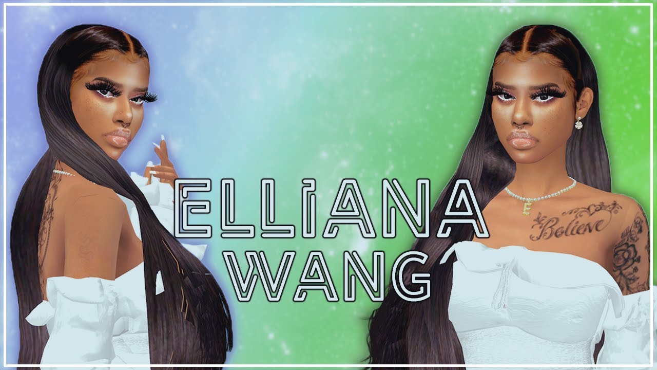 Sims 4 CAS|❄Elliana Wang With CC Links!!❄