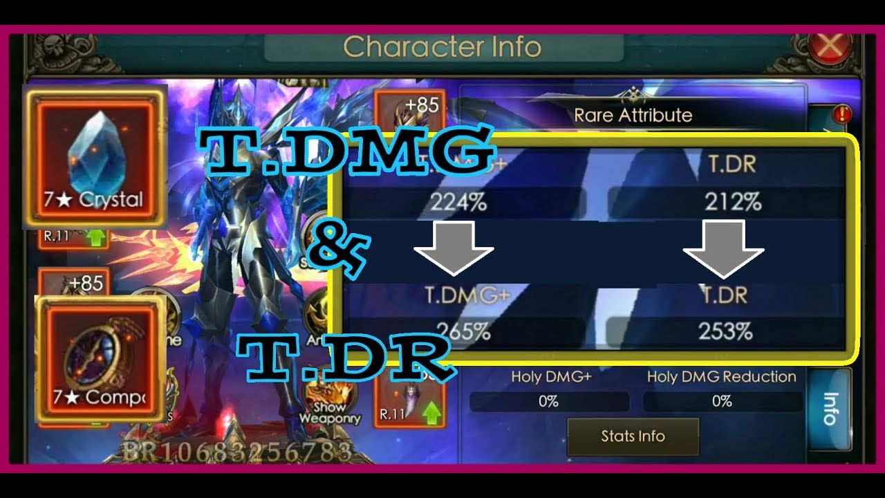UPGRADE T.DMG 41%+ & T.D.R 41%+  || LEGACY OF DISCORD🔥