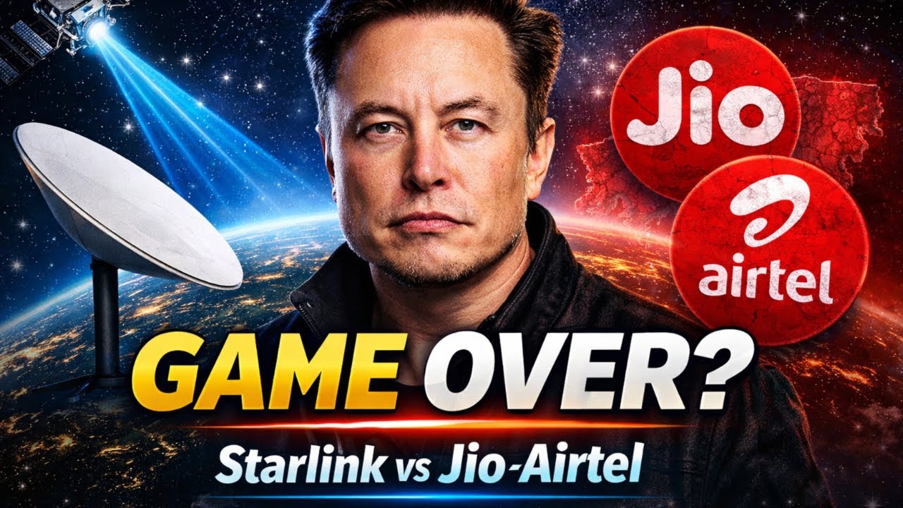 Starlink India Entry | Jio–Airtel Ka Game Over? | Elon Musk vs Jio–Airtel