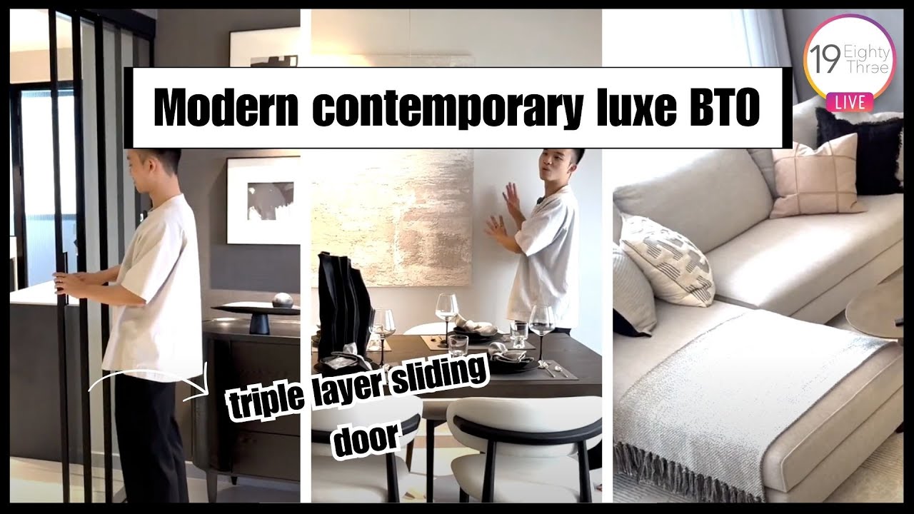 Sleek & Luxe Home for Young Couples! | 5-Room BTO Walkthrough | Interior Design House Tour SG