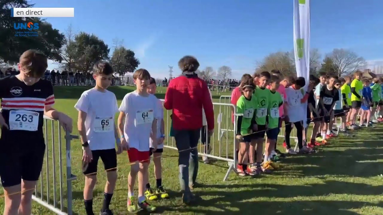 Course Benjamins Garçons : Championnat de France UNSS de Cross-country 2024