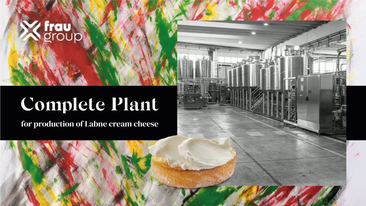 COMPLETE PLANT for Cream cheese - 20.000 kg/day - FRAUGROUP