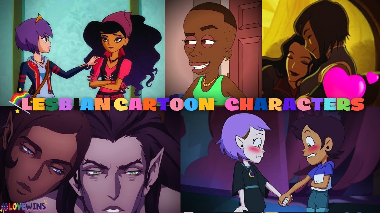 Lesbian Cartoon Characters WLW ❤️🏳️&zwj;🌈🏳️&zwj;🌈💖💖❤️