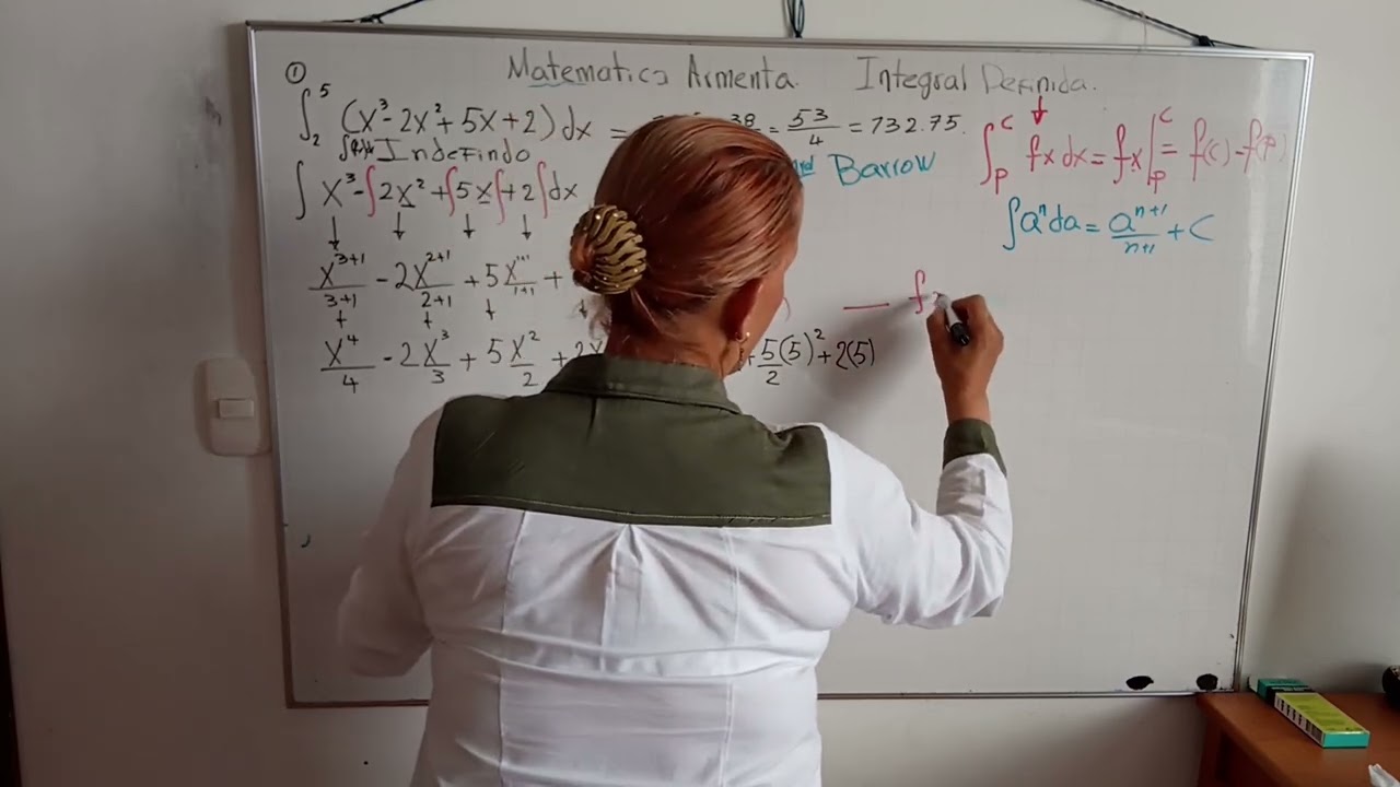 Integral 1 definida de matemática Armenta 
