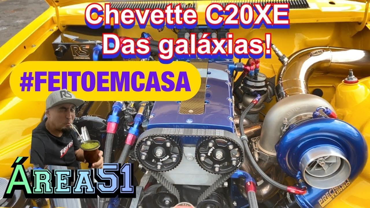 Chevette de 1.000 cv feito em casa, consumiu 7 anos de trampo!