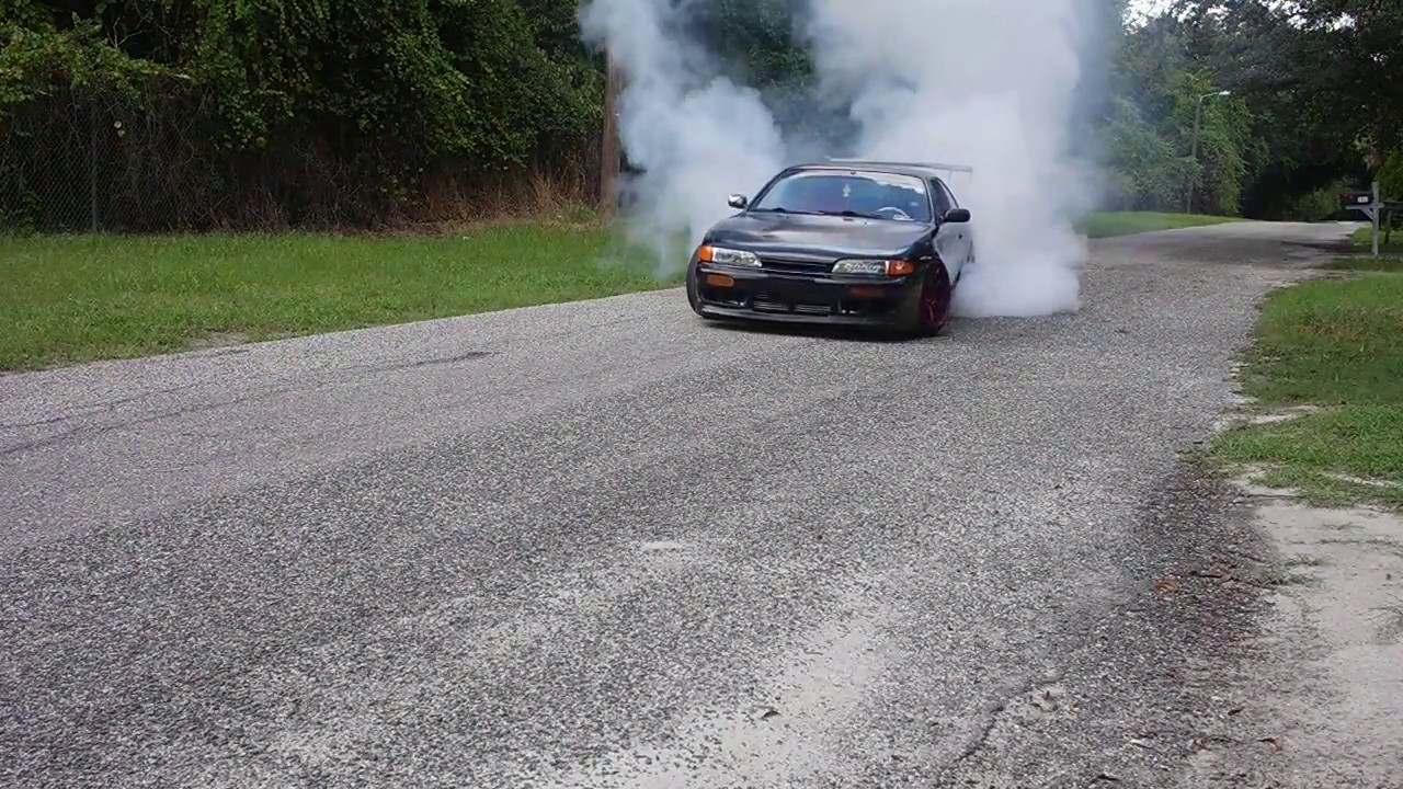 RB25  Neo S14 Mad Burnout!!!