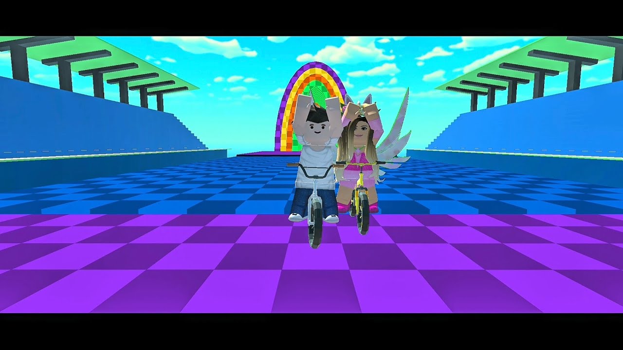Bike Parkour: Obby Game 🚴‍♂️🌈 | Rainbow Road Impossible Challenge! 😱