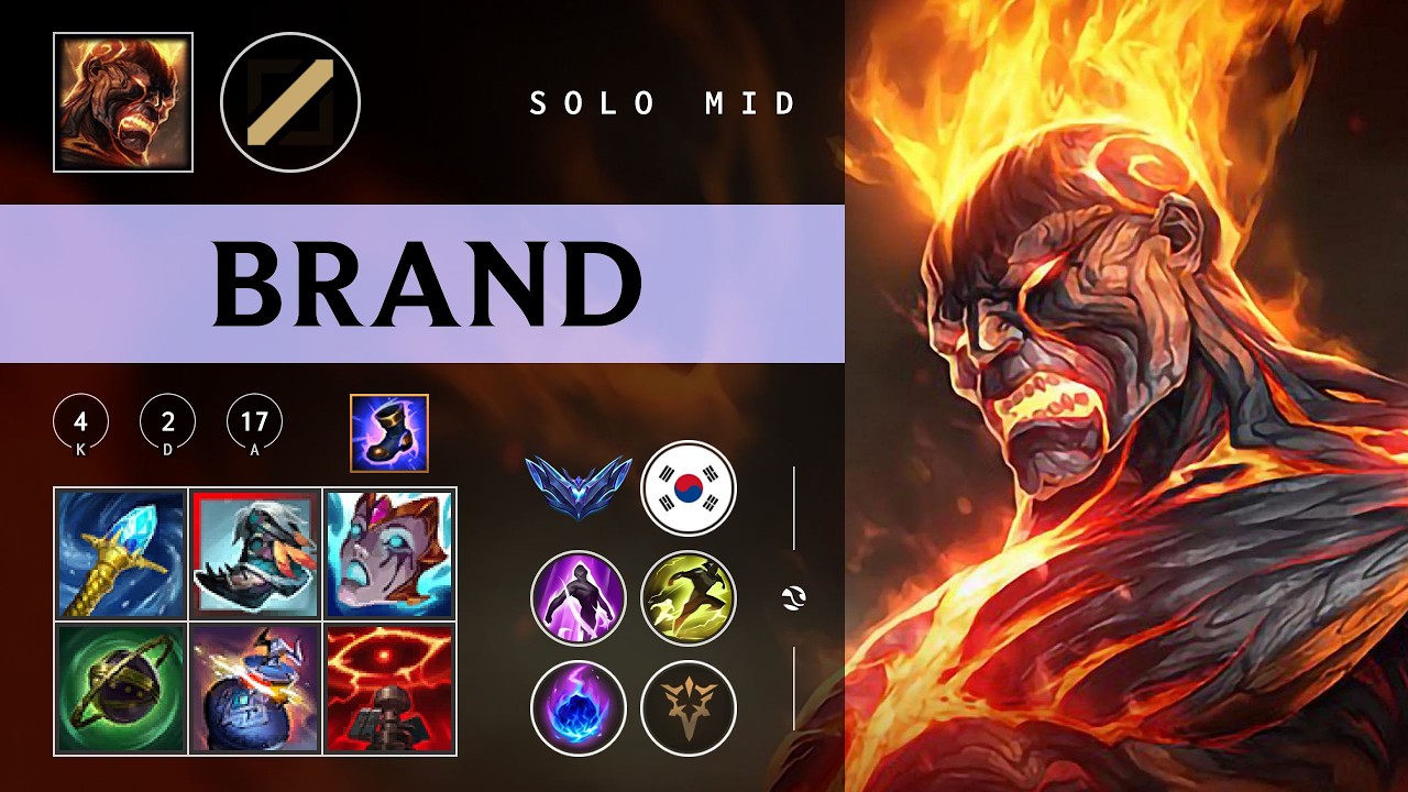 Brand Mid vs Katarina - KR Diamond Patch 26.03