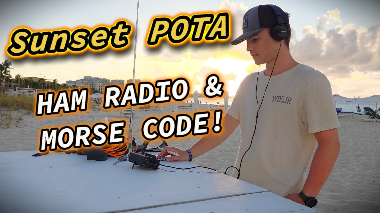 Portable CW at Sunset — 17m Came Alive!