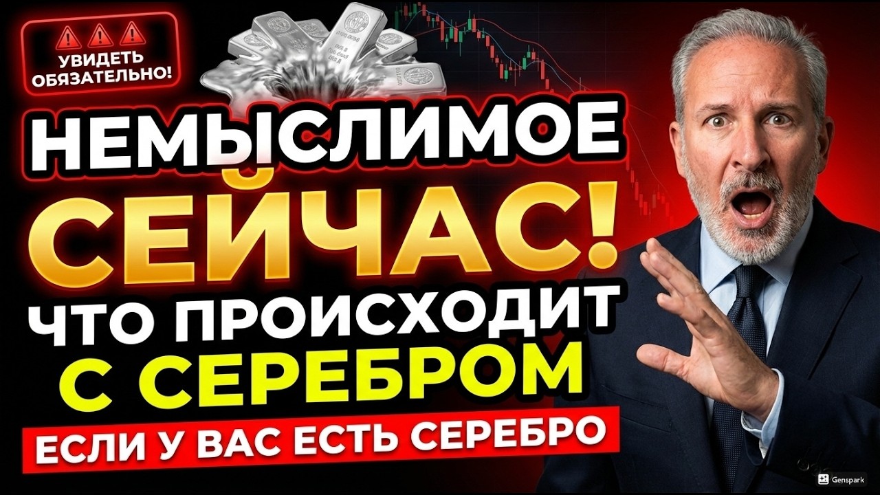 НЕМЫСЛИМОЕ СЕЙЧАС! ЧТО ПРОИСХОДИТ С СЕРЕБРОМ — ЕСЛИ У ВАС ЕСТЬ СЕРЕБРО, УВИДЕТЬ ОБЯЗАТЕЛЬНО