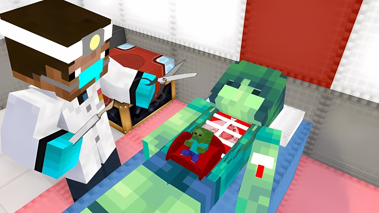 Monster School Pregnant Challenge Dr  Noob   Minecraft Animation