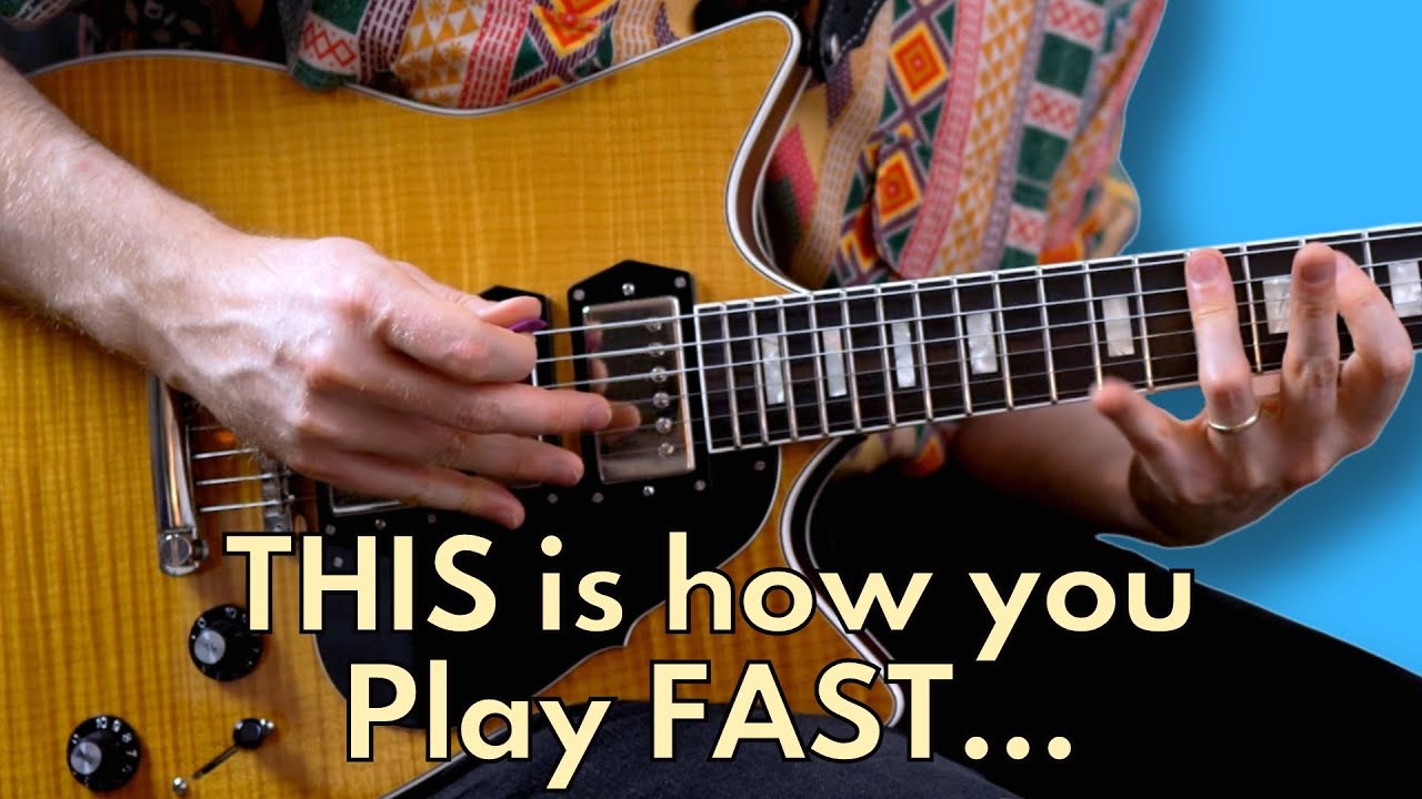 How To Play FAST on Guitar (300bpm and beyond!)