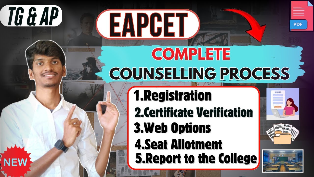 TG EAMCET 2025 First Phase Counselling Process Explained | Step-by-Step Guide for Web Options