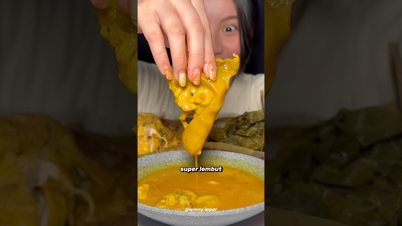 ORDER NASI PADANG LANGGANAN SANDIAGA UNO! TUNJANGNYA ENAK BANGET! #shorts
