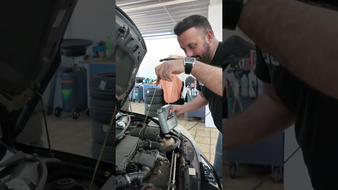 Wie f&uuml;llt man den Motor ohne Gie&szlig;kanne mit &Ouml;l?