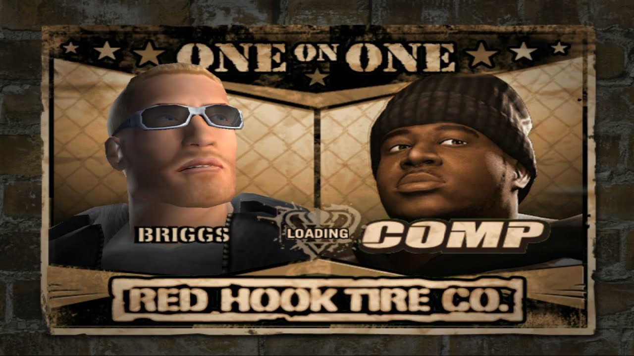 Def Jam Fight For NY: Briggs VS Comp @ Red Hook Tire CO. (HARD)!
