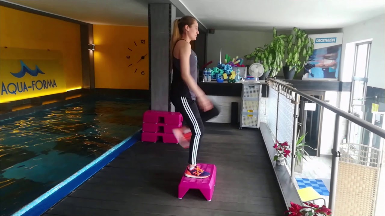 Aquastep and regular step exerscies!